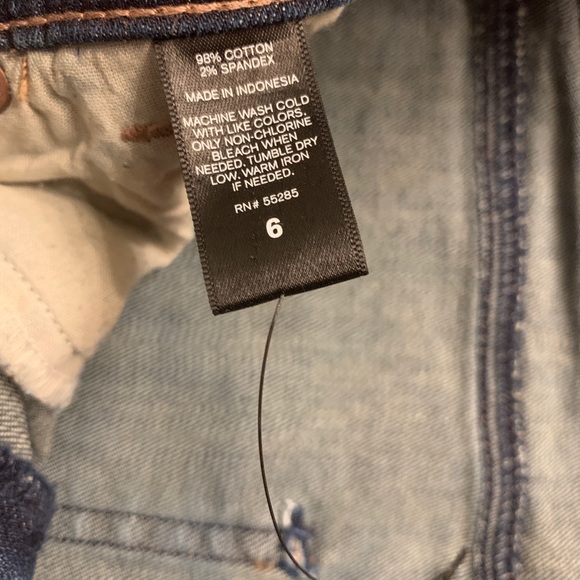 Express Denim Mini Skirt Size 6 - Picture 5 of 6